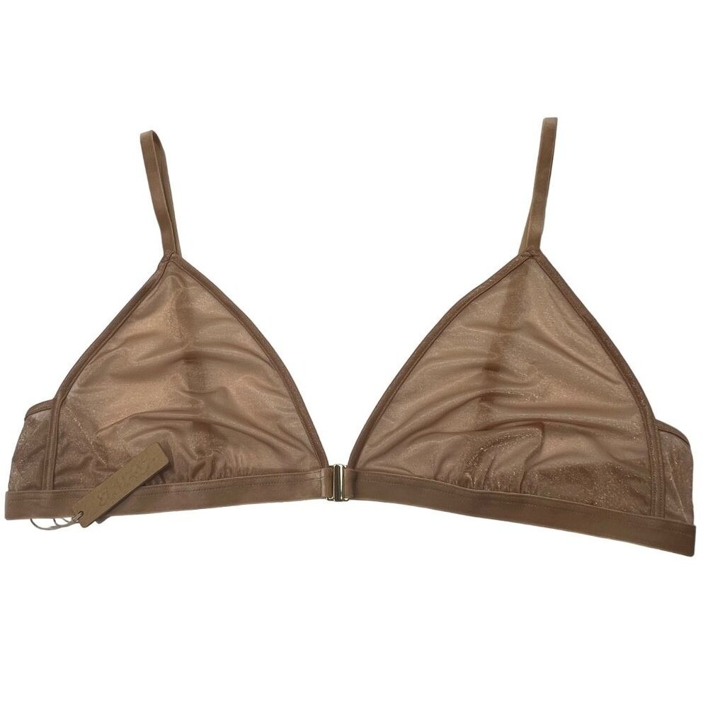 SKIMS Glissenette Triangle Bralette Sienna 3X - Picture 2 of 10